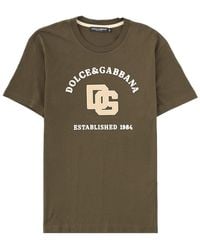 Dolce & Gabbana - Crew Neck T-Shirt - Lyst