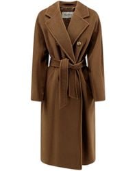 Max Mara - Oversized Wool-Cashmere Beaver Coat With Roll-Back Kimono Sleeves And Horn Buttons - Lyst