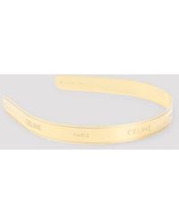 Celine - Thin Brass Headband - Lyst