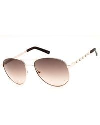 Guess - Gf0408 Aviator Sunglasses - Lyst