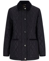 Burberry - Quilted Snap-Front Jacket - Lyst