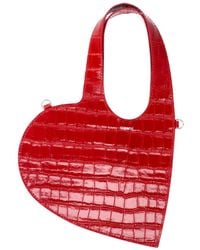 Coperni - Heart-Shaped Croc-Embossed Tote Bag - Lyst