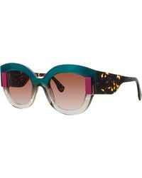 Face A Face - Oversized Cat-Eye Acetate Sunglasses - Lyst