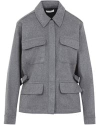 Co. - Wool Blend Shirt Jacket - Lyst