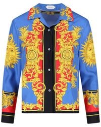 Versace - Artistic Motifs Silk Shirt - Lyst