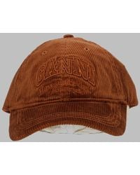 Ganni - Organic Cotton Bucket Hat - Lyst