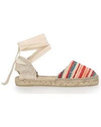 Manebí - Multicolour Cotton Flat - Lyst