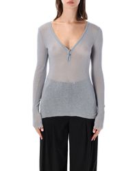 James Perse - Cotton Cashmere Henley - Lyst