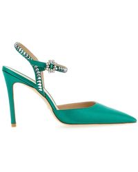 Stuart Weitzman - Gemcut 100 Ankle Strap Pump - Lyst