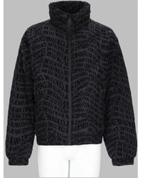 Versace Jeans Couture - Logo Print Puffer Jacket - Lyst