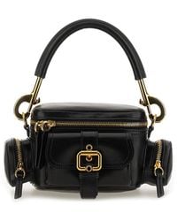 Chloé - Small Double Carry Leather Bag With Multipocket Detail - Lyst