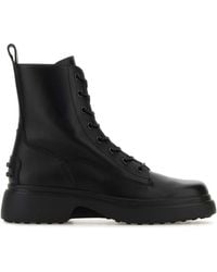Tod's - Leather Ankle Boots - Lyst