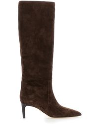 Paris Texas - Boots Pointed Toe Suede Calf Leather - Lyst
