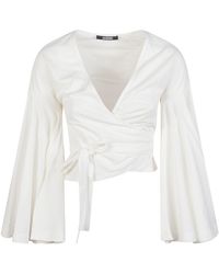 Jacquemus - Solid V Neck Top - Lyst