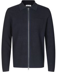 Samsøe & Samsøe - Zip Front Knit Shirt Jacket - Lyst