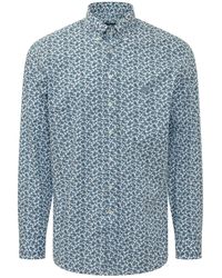 Etro - Rome Logo Button-Down Shirt - Lyst