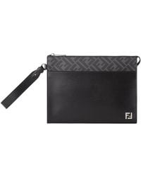 Fendi - Clutch "Squared Ff" - Lyst