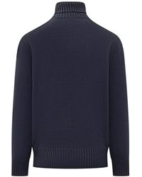 Givenchy - High Neck Logo Pullover Sweater - Lyst