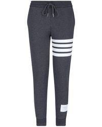 Thom Browne - Striped Detail Drawstring Jogger Pants - Lyst
