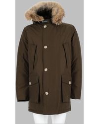 Woolrich - Padded Fur-Lined Hood Down Jacket - Lyst