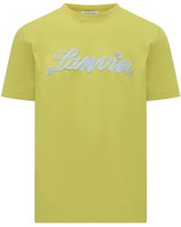 Lanvin - Cut-Out Sleeve T-Shirt - Lyst