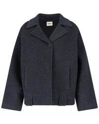 KHAITE - Cropped Wool Jacket - Lyst