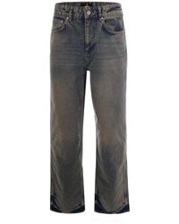 Represent - Cream R3 Baggy Jeans - Lyst