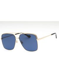 Gucci - Rectangular Metal Sunglasses 61Mm - Lyst