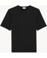 Saint Laurent - Cotton T-Shirt - Lyst