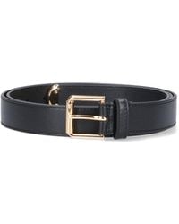 Givenchy - Calf Leather Belt With Brass Jewelry Hardware - Lyst