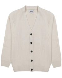 MC2 Saint Barth - Cardigan Herrison Wool - Lyst
