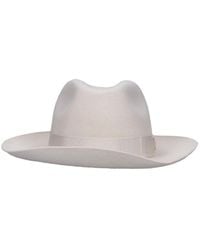 Borsalino - Wide Brim Felt Fedora Hat - Lyst