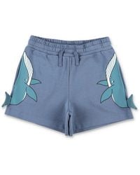 Stella McCartney - Mini Fleece Bermuda Shorts For Boys - Lyst
