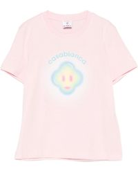 CASABLANCA - Logo T-Shirt - Lyst