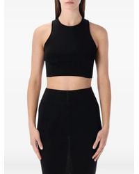 Rick Owens - Cropped Sleeveless Mini Tank Top - Lyst