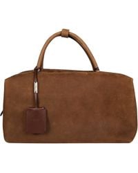 Max Mara - Small Holdall Suede Tote Bag - Lyst