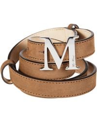Max Mara - Classic Suede Belt For - Lyst