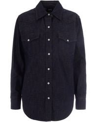 A.P.C. - A. P.C. Organic Cotton Short-Sleeve Shirt For - Lyst