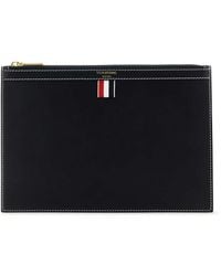 Thom Browne - Midnight Leather Document Case - Lyst