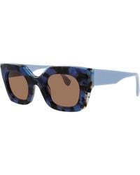 Face A Face - Oversized Geometric Acetate Sunglasses - Lyst