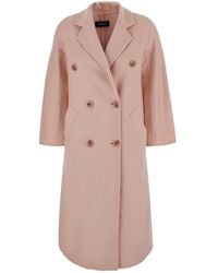 Le Plain - Wool Double-Breasted Blazer Jacket With Classic Lapels And Side Pockets - Lyst