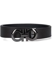 Ferragamo - Reversible Calf Leather Belt - Lyst