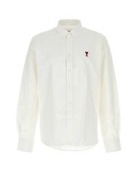 Ami Paris - De Coeur Cotton Shirt - Lyst