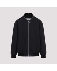 Jil Sander - Bomber Jacket With Ribbed Cuffs - Lyst