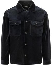 BOSS - Carper Soft Cotton Stretch Jacket - Lyst