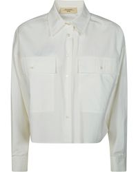 Weekend by Maxmara - Weekend Breathe Easy Mini Cotton Shirt For - Lyst