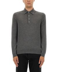 Tom Ford - Fine Merino Virgin Wool Polo Shirt - Lyst