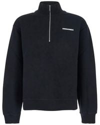 DSquared² - High Neck Sweatshirt With Lettering Logo On The Front - Lyst