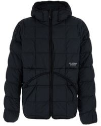 Pas Normal Studios - Off-Race Down Liner Puffer Jacket With Tech Fabric, High Collar & Zip Pockets - Lyst