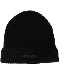 Premiata - Wool Cap With Logo - Lyst